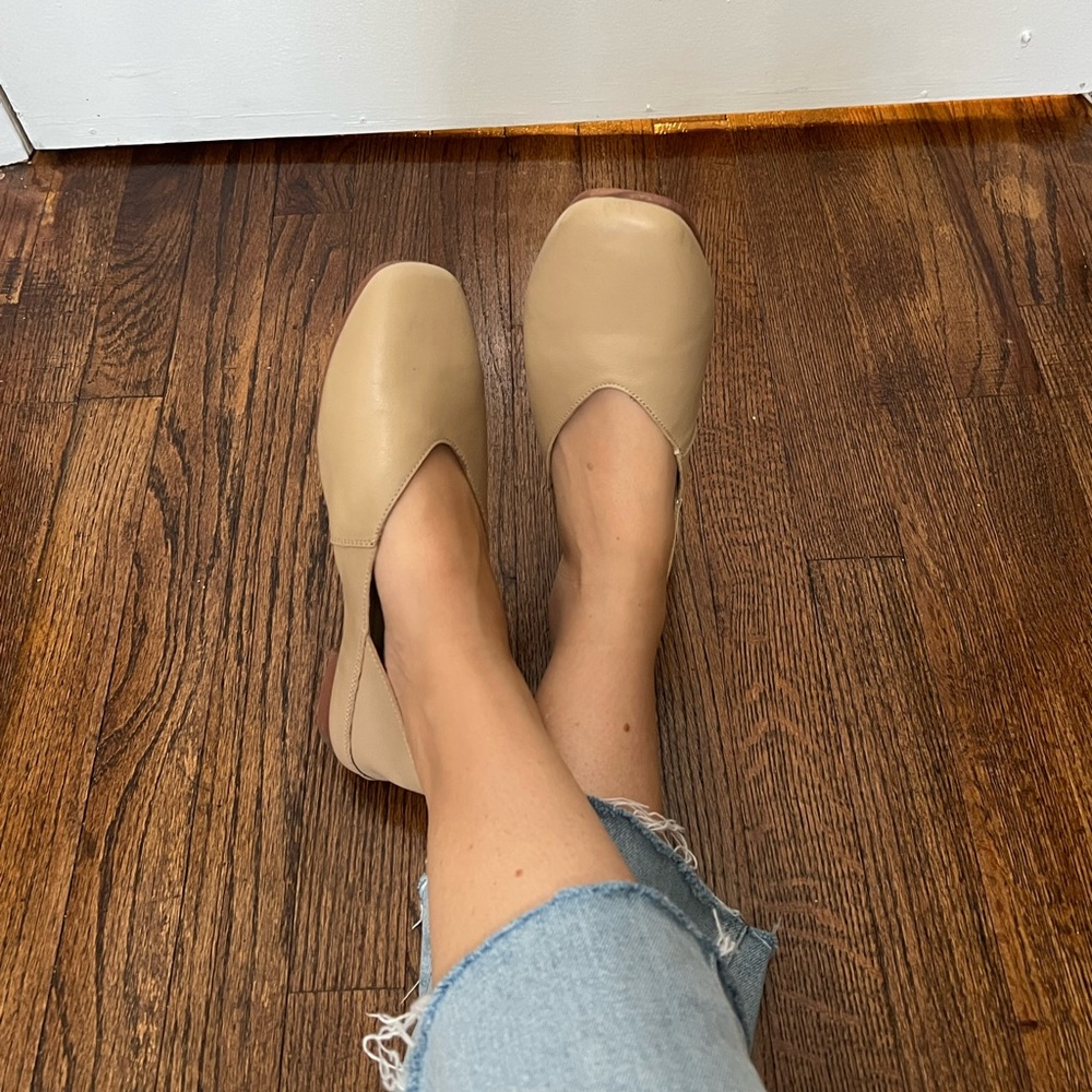 Empress Beige Ballet Flats